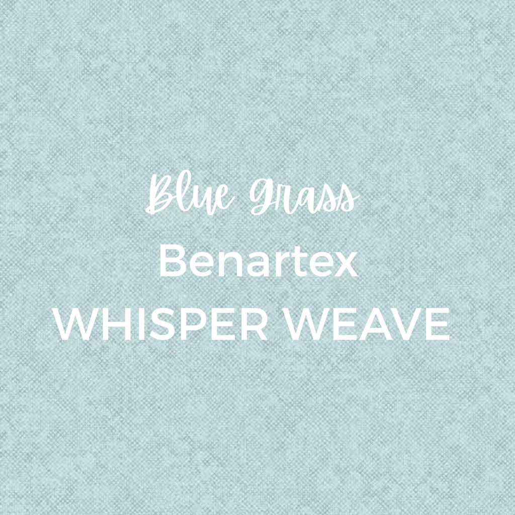 Blue Grass Benartex/WHISPER WEAVE Fabric Collection by Nancy Halvorsen - Quilting Fabric by the Yard