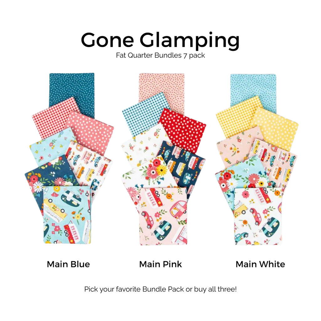 Gone Glamping Fat Quarter Bundle – 7 Pieces