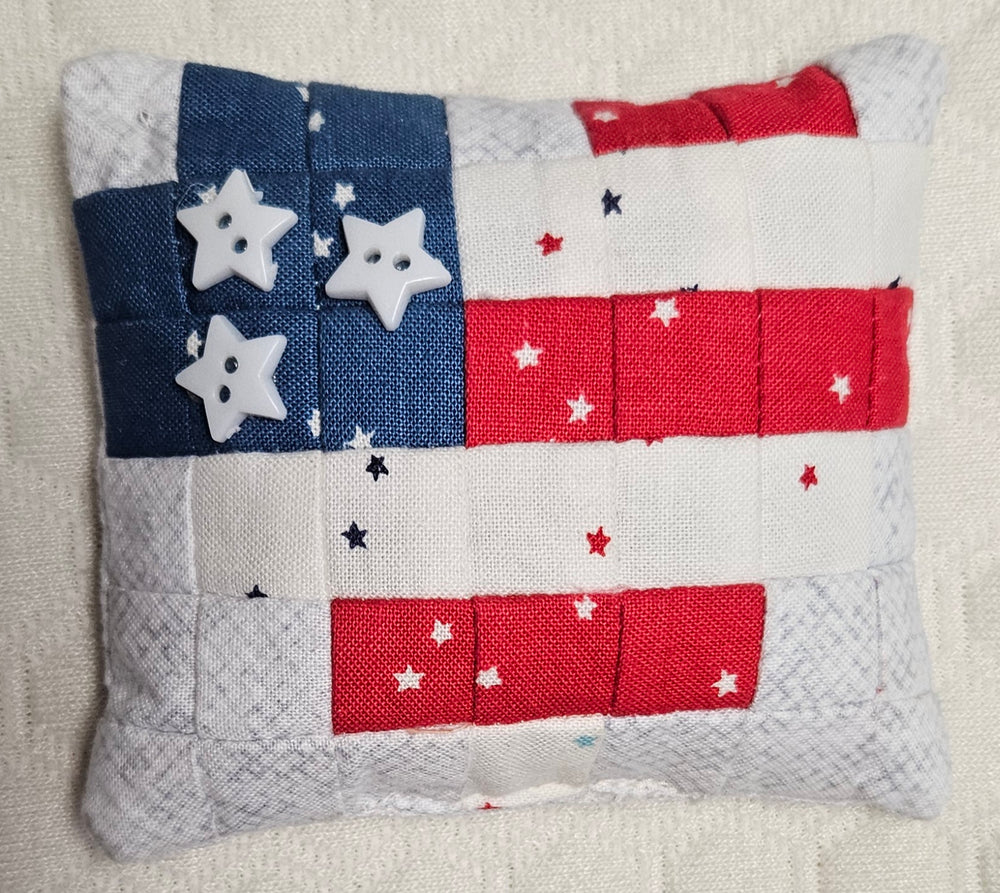 American Flag Pincushion