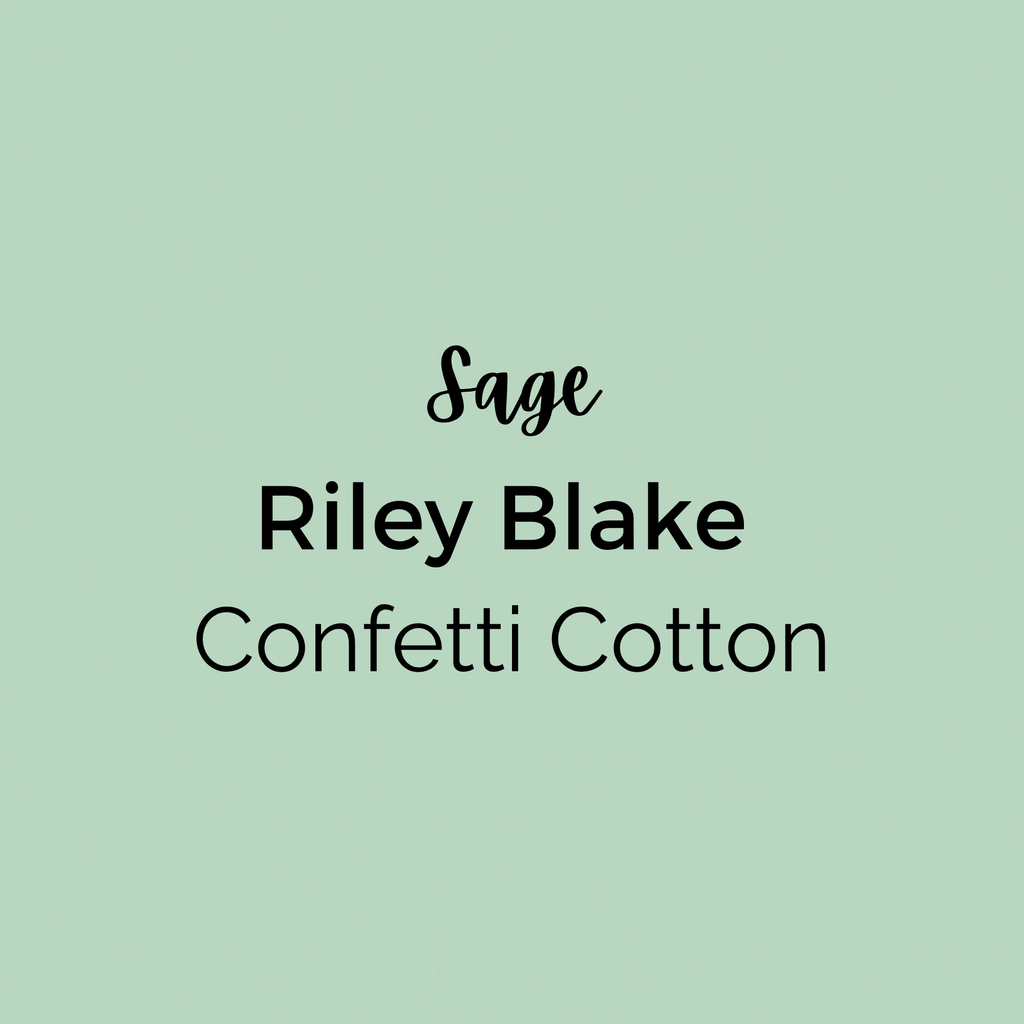 Confetti Cotton Solids Sage Quilting Fabric - Riley Blake - 100% Cotton by the Yard