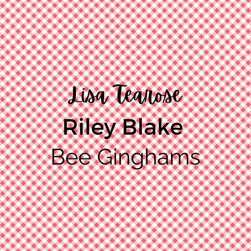 Lisa Tearose Bee Ginghams Quilting Fabric - Riley Blake - 100% Cotton by the Yard