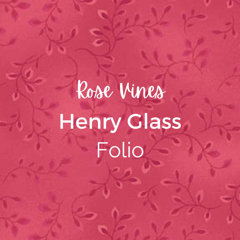 ROSE VINES/Henry Glass/Folio - Quilting Fabric by the Yard