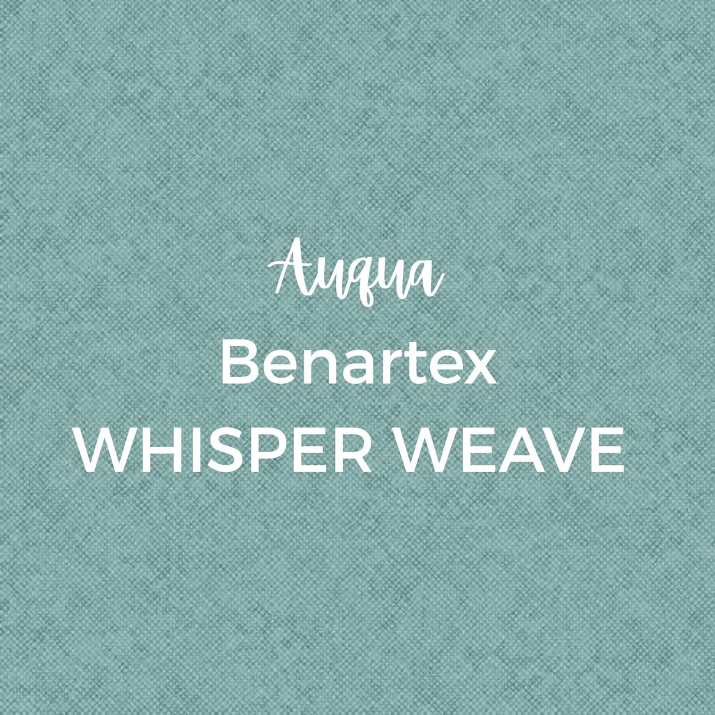 Aqua Benartex/WHISPER WEAVE Fabric Collection by Nancy Halvorsen - Quilting Fabric by the Yard