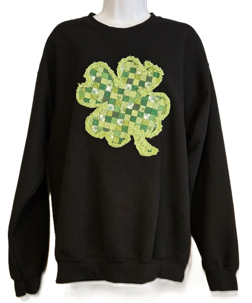 Clover Shirt Pattern - Patchwork Applique with Half-Inch EasyPiecing Grid