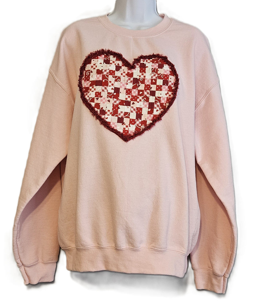 Heart Shirt Pattern - Patchwork Applique with Half-Inch EasyPiecing Grid