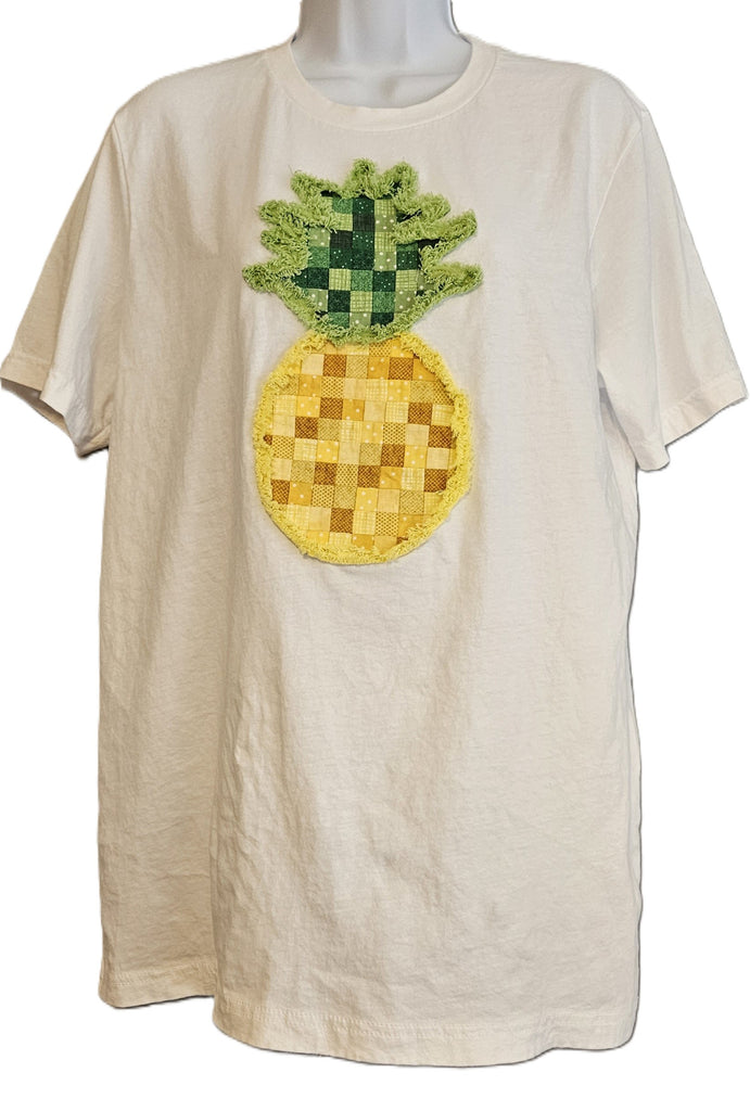 Pineapple Shirt Kit - Patchwork Applique with Half-Inch EasyPiecing Grid