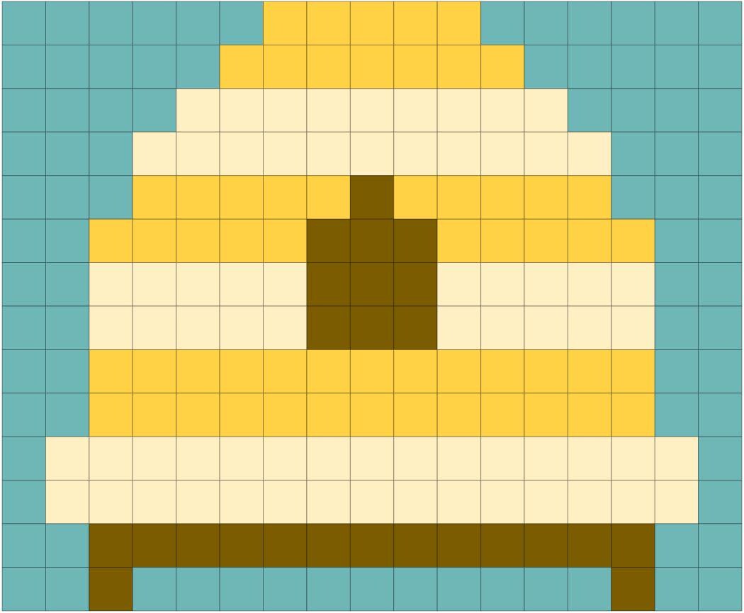 Beehive PDF Pattern, Printable Pattern, Instant Download Pattern, grid ...