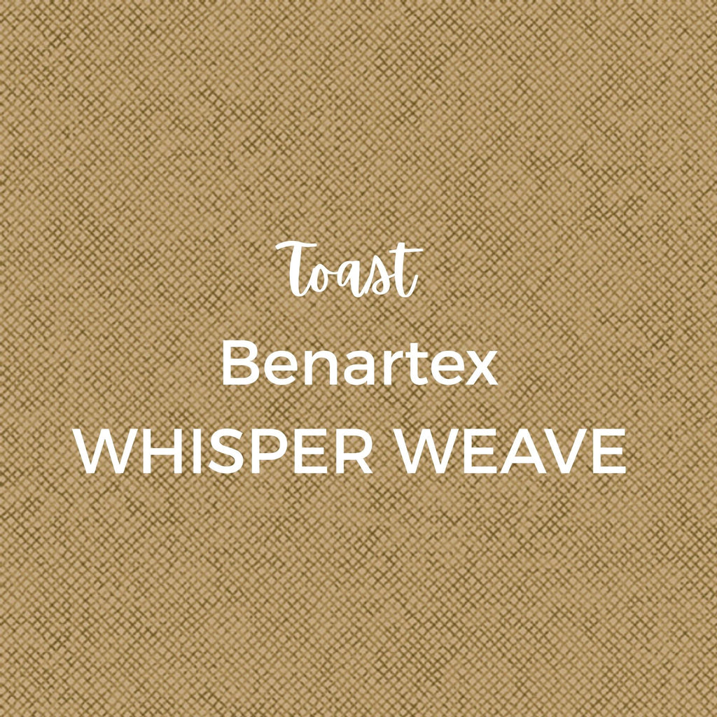Toast Benartex/WHISPER WEAVE Fabric Collection by Nancy Halvorsen. - Quilting Fabric by the Yard