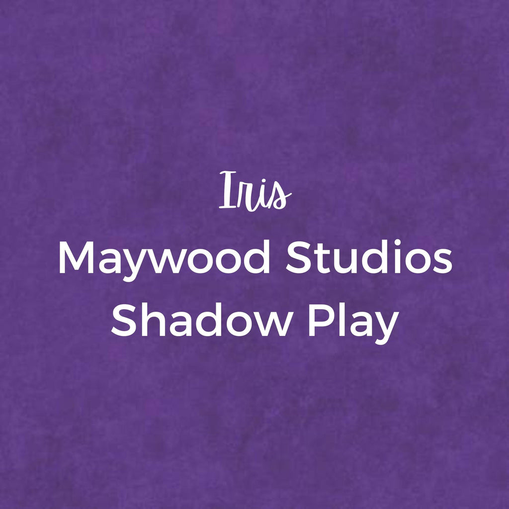 Iris Purple Shadow Play Fabric Collection by Maywood Studios. - Quilting Fabric by the Yard