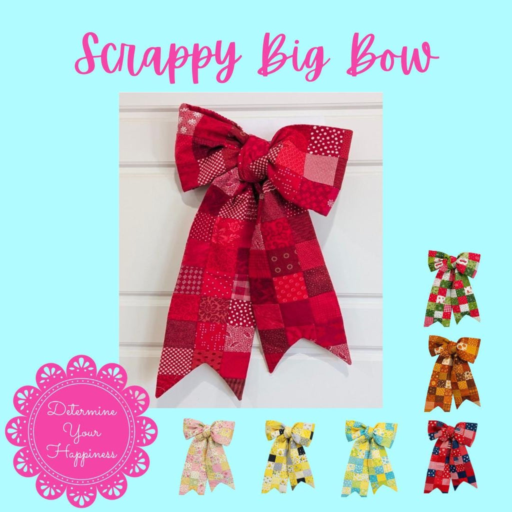 Two Scrappy Big Bow- border panels kit by Ten sisters Handicraft