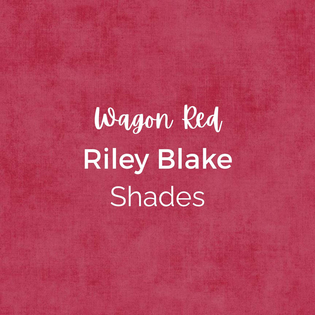 SHADES FABRIC/Wagon Red/Riley Blake Fabric- Cotton, Quilting Fabric by the Yard