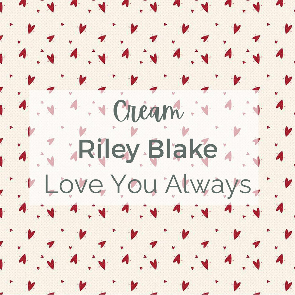 Love You Always Cream by Sandy Gervais for Riley Blake Designs- Cotton, Quilting Fabric by the Yard