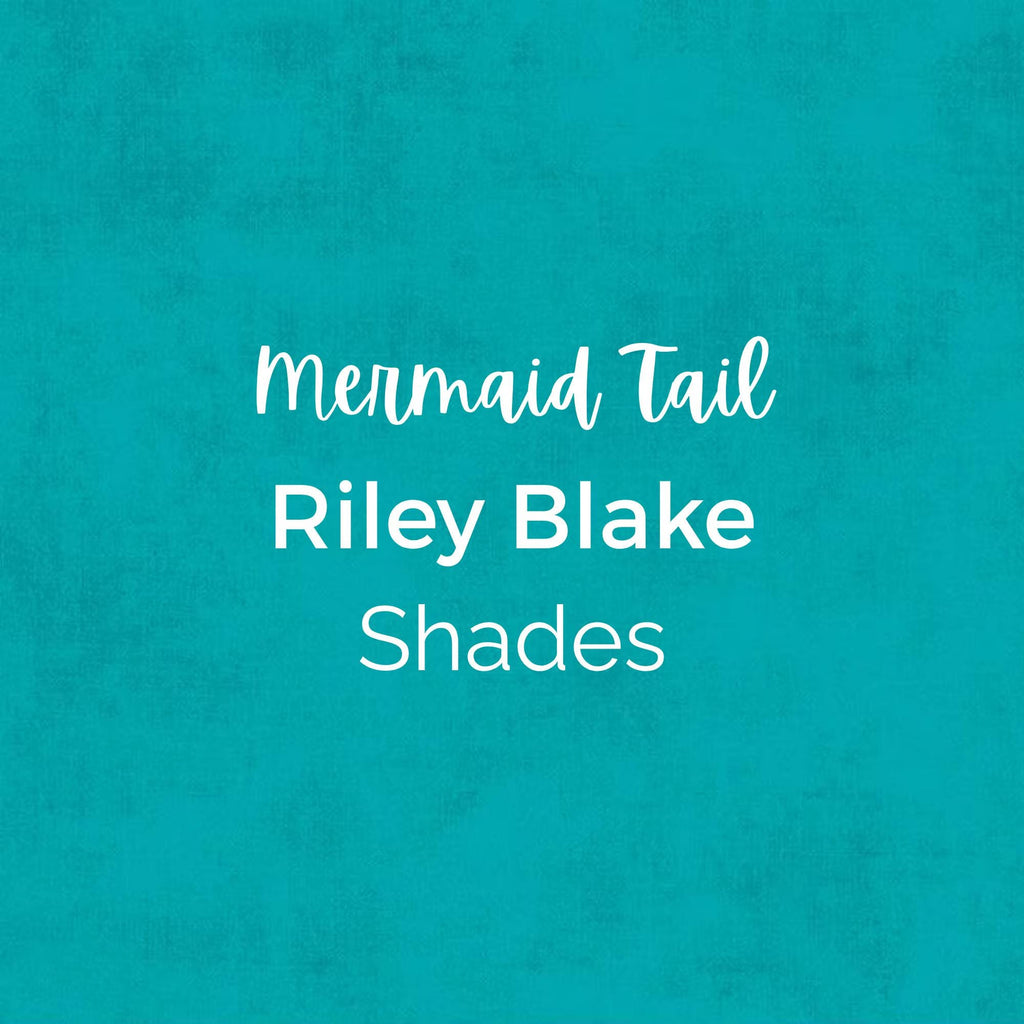 SHADES FABRIC/Mermaid Tail/Riley Blake Fabric- Cotton, Quilting Fabric by the Yard