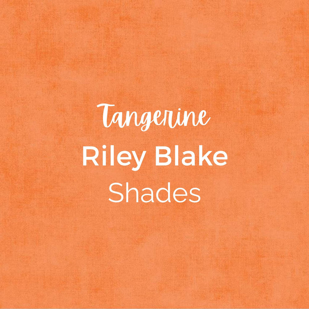 SHADES FABRIC/Tangerine Orange/Riley Blake Fabric- Cotton, Quilting Fabric by the Yard