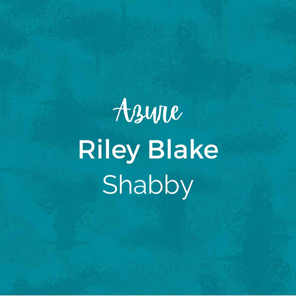 SHABBY FABRIC/Azure Blue/Riley Blake Fabric- Cotton, Quilting Fabric by the Yard
