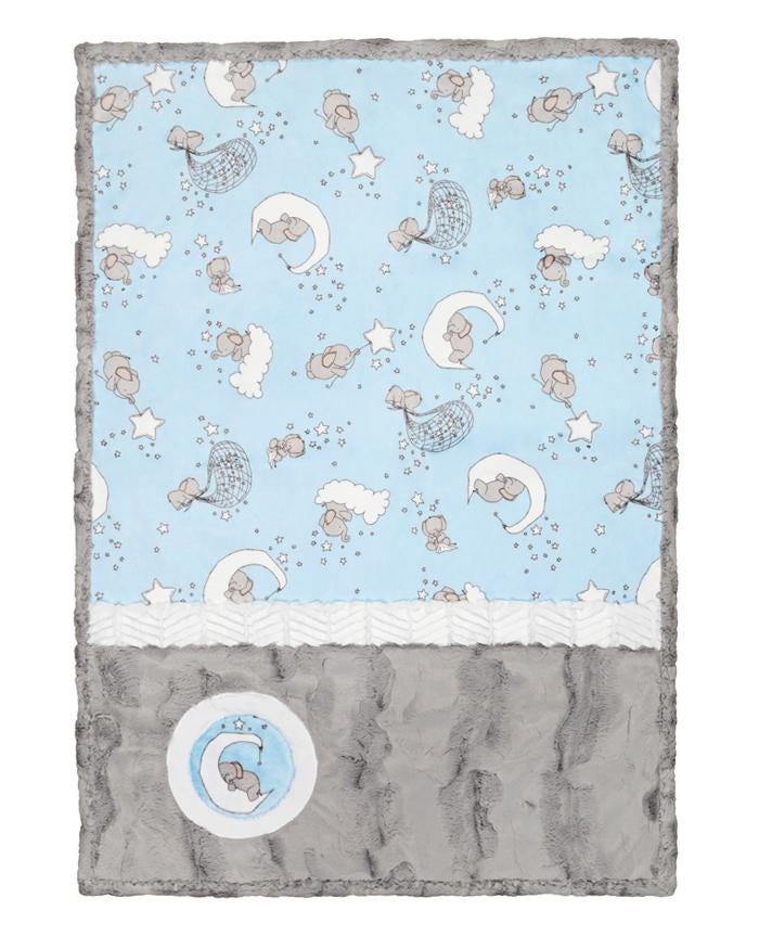 Lullaby Cuddle Kit Lucky Star Blue, Fabric Kit