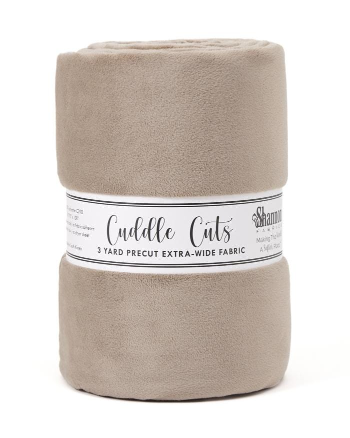 3 Yard Cuddle3 Minky 90" Cut, Quilt Backs 13 colors to choose from.