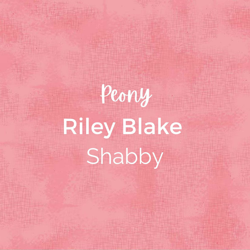 Shabby/Peony Fabric - Riley Blake Basics Cotton, Quilting Fabric by the Yard