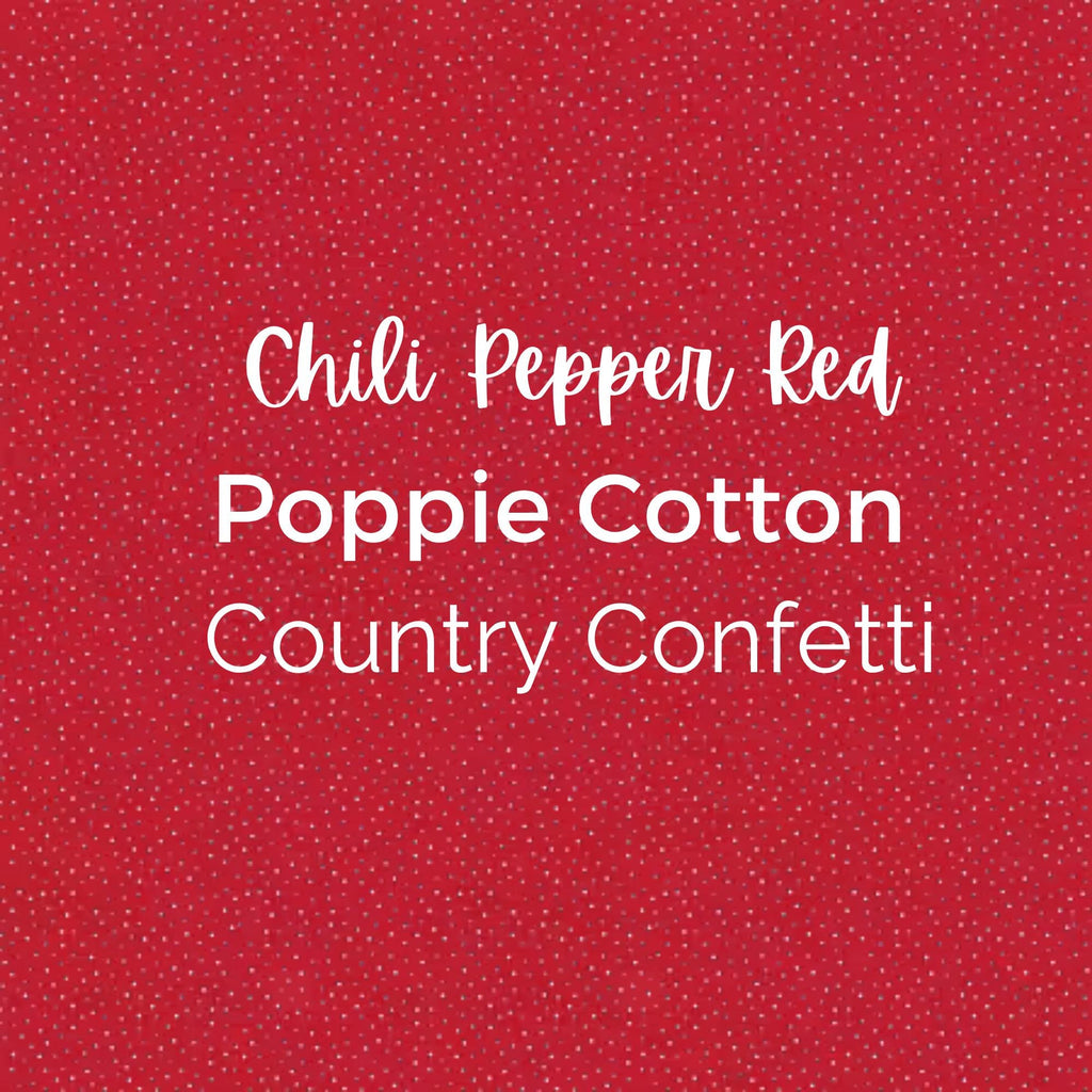 CHILI PEPPER RED/Poppie Cotton/Country Confetti