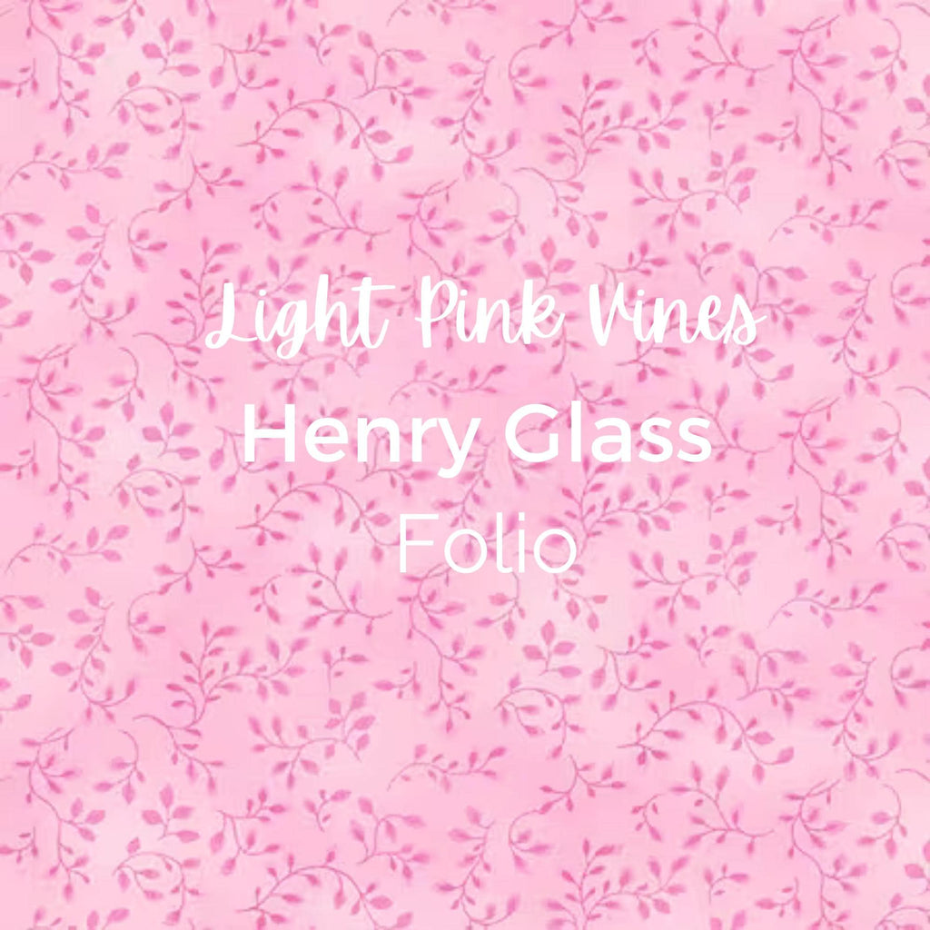 LIGHT PINK VINES/Henry Glass/Folio